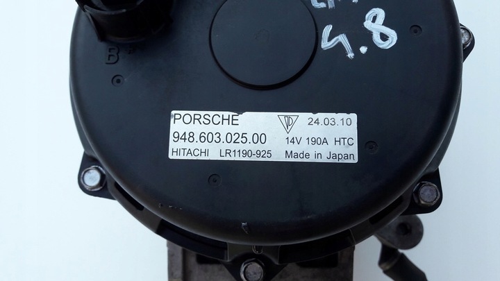 фото №7, Генератор porsche cayenne turbo m48.01 9486030250