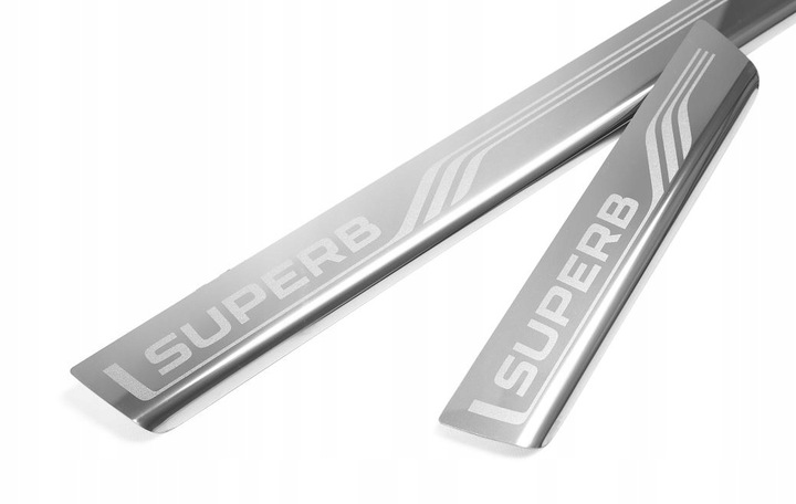 фото №1, Планки порогові накладки skoda superb 3 алюміній