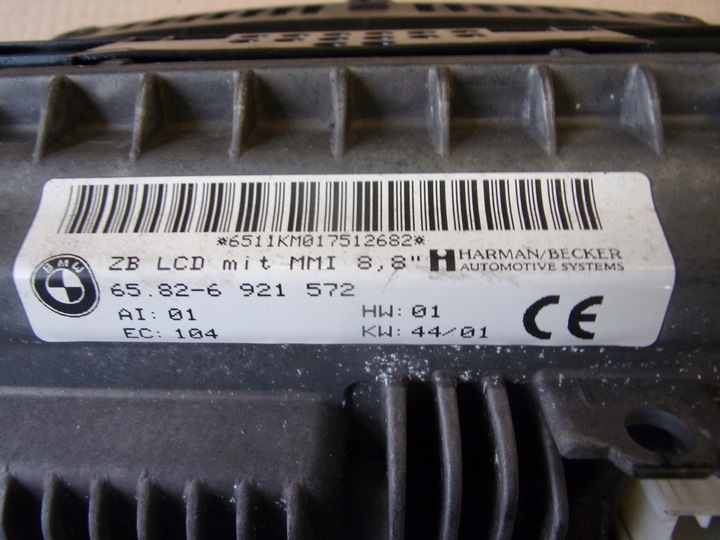фото №7, Дисплей монитор навигация радио bmw 7 e65 e66 01-