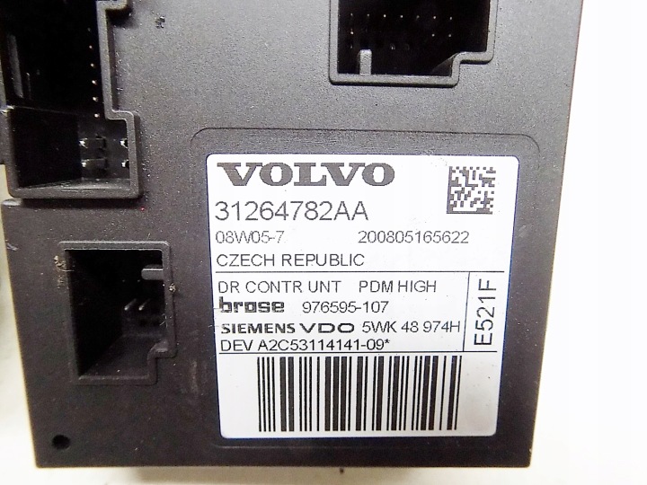 фото №7, Двигунчик скла ліві перед volvo s40 v50 fl 07-12