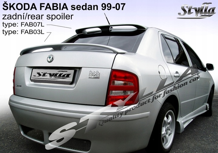фото №1, Спойлер спойлер do skoda fabia sedan 99-- 2 типы