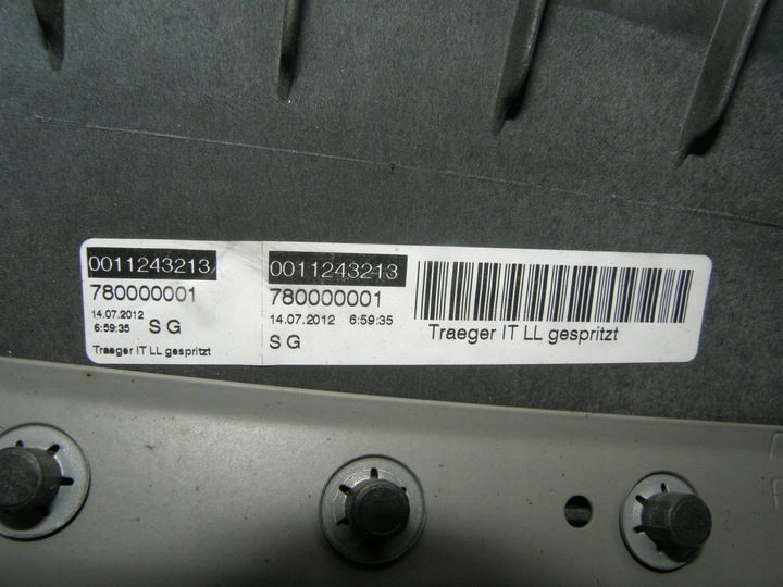 фото №10, Audi a3 8p консоль панель подушка подушка безпеки 8p1857067