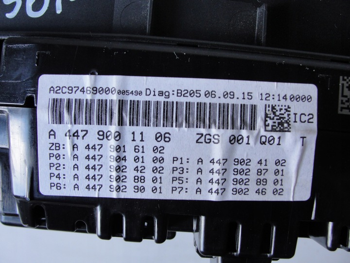 фото №5, Спидометр приборы mercedes w447 vito a2c83804805