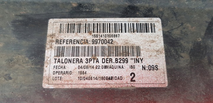 фото №4, Fiesta mk7 рестайлинг порог планка пороговая st-line 3d r