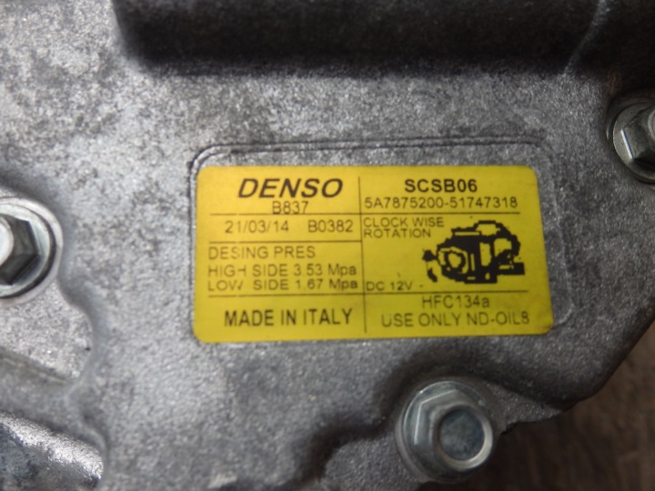 фото №5, Компрессор насос кондиционера ford ka 1.2 scsb06