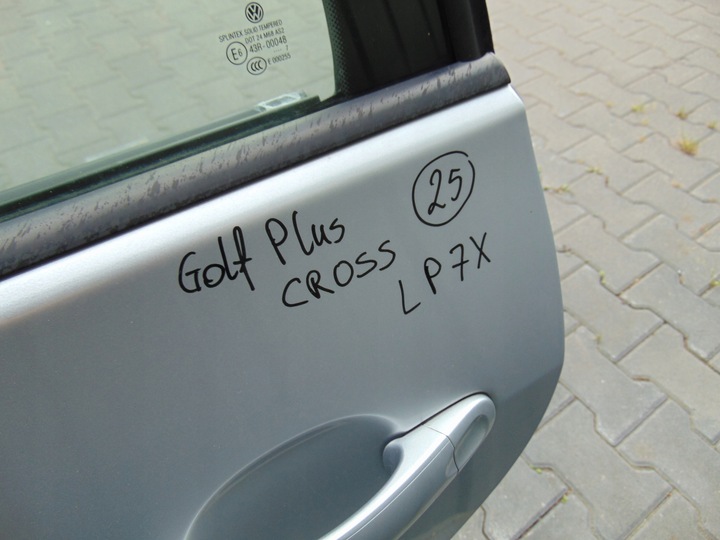 фото №11, Двері лівий зад vw golf plus cross lp7x