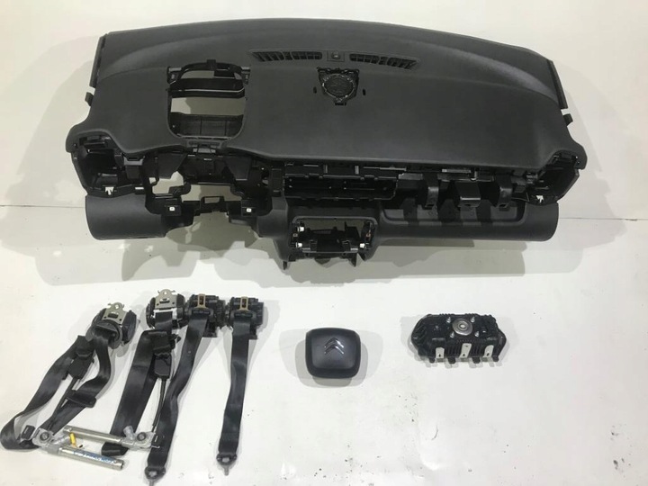 фото №4, Citroen c3 c 3 aircross панель консоль подушка безпеки ремені оригінал демонтаж