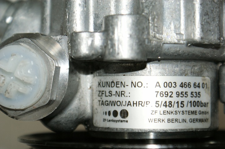 фото №5, Насос підсилювача mercedes ml320 ml500 a0034666401