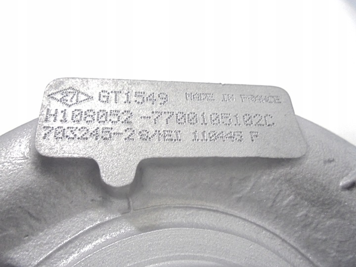 фото №11, Турбіна turbo турбонагнітач renault trafic ii 1.9 dci 101 km 751768