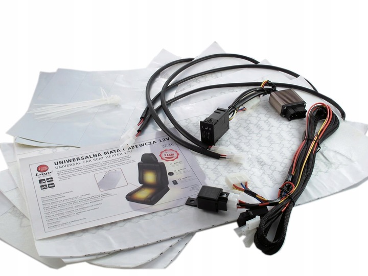 фото №15, 2 x набір mat нагрівальних pod оббивка na 2 сидіння потужність 4x25w 12v 525x280mm