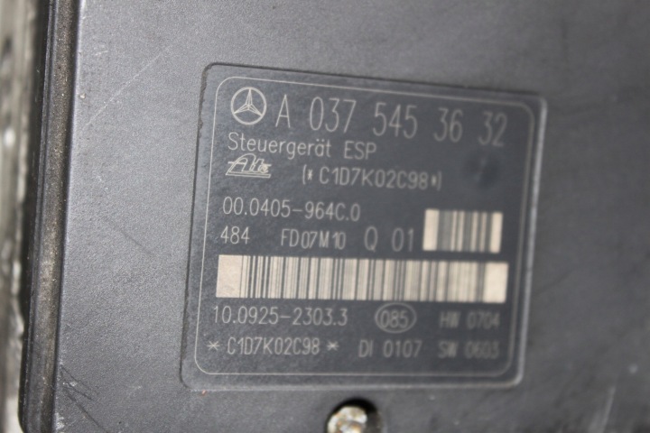 фото №4, Mercedes w209 clk блок управления abs esp 0064314812 128tyś