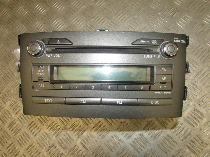 фото №2, Радио cd toyota auris 07r