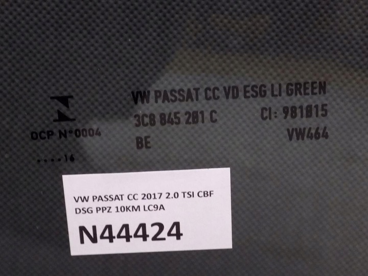 фото №2, Vw passat cc стекло левая перед 2016 3c8845201c