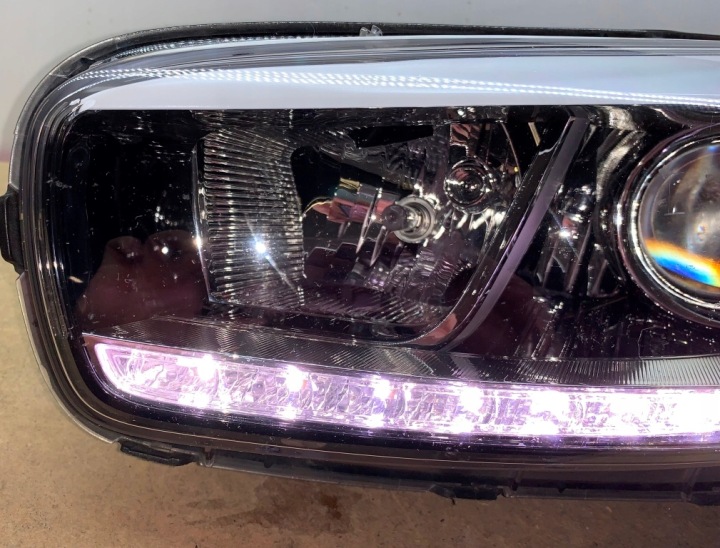 фото №10, Kia ceed фара передня звичайна h7 led 100% bez wady