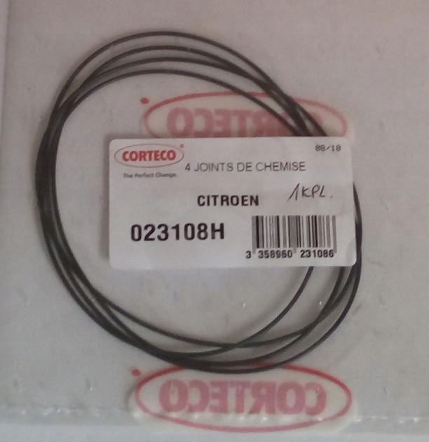 фото №1, Уплотнители tulei цилиндра citroenpeugeot 1.6 1.9 4szt.