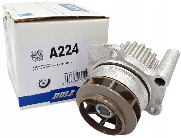 фото №1, Насос воды dolz do audi seat skoda vw 1.6 2.0 tdi