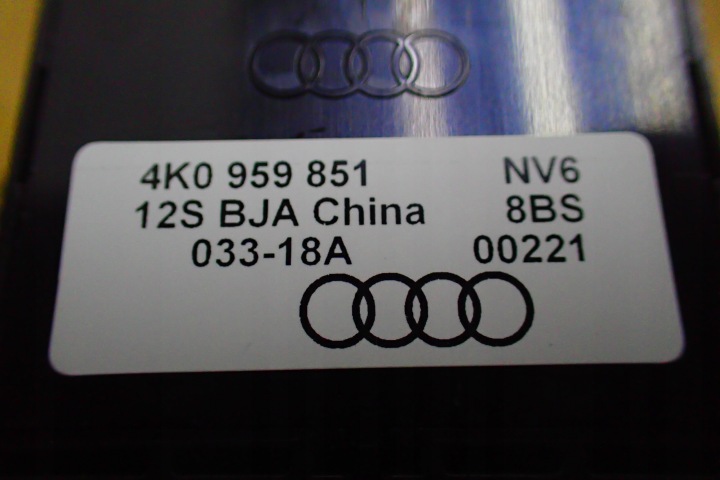 фото №6, ^^ audi s6 c8 кнопки регулировка стекло 4k0959851
