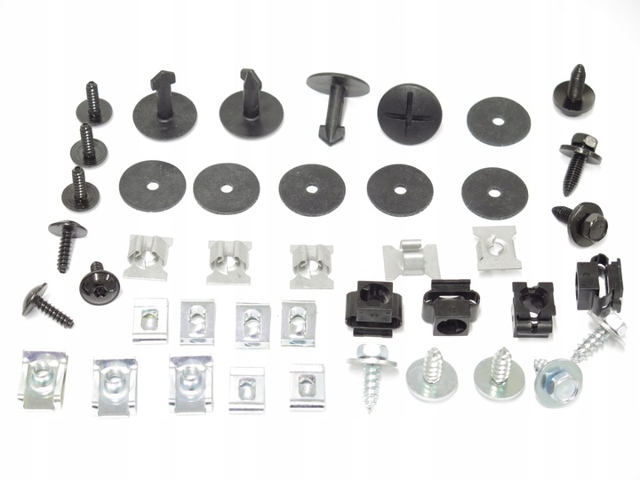 фото №1, Винты пластинки клипсы защитные накладки двигателя audi a6 c5 c6