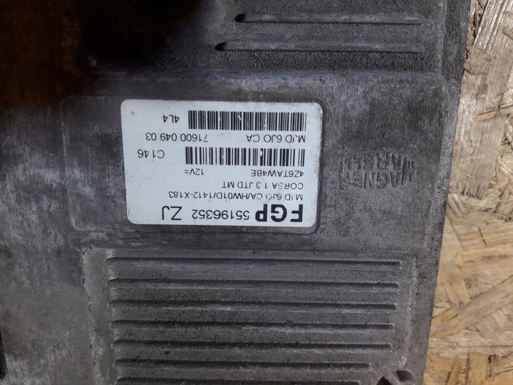 фото №2, Opel corsa c 05 r 1,3 cdti комп'ютер fgp55196352zj
