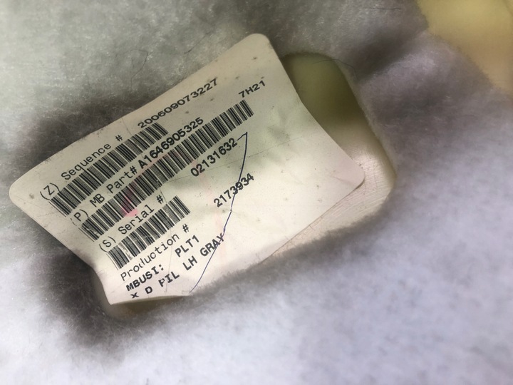 фото №5, Mercedes gl x164 164 оббивка стійка лівий зад