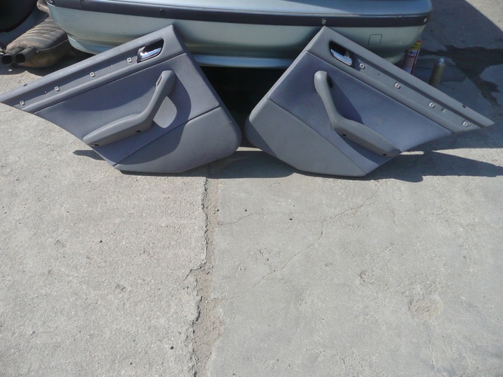 фото №8, Bmw e46 sedan обшивки сидіння сидіння складний сірий