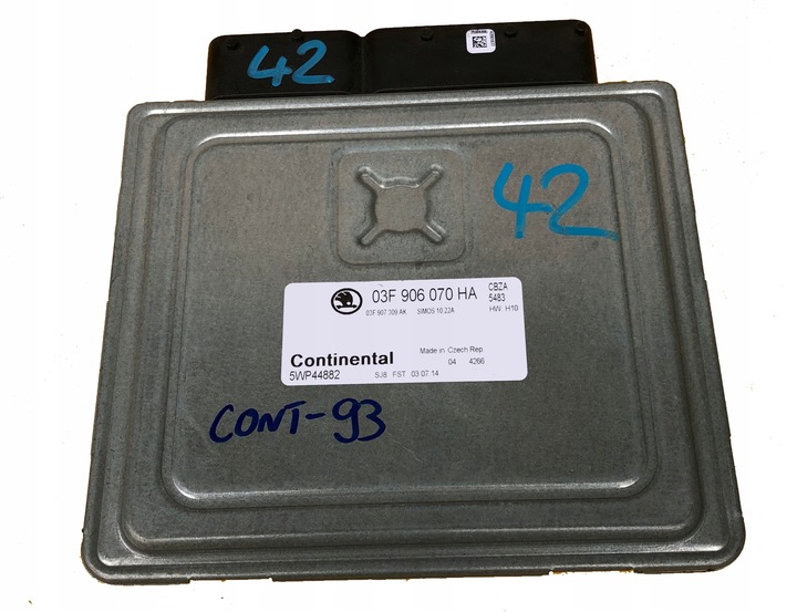 фото №1, Ecu skoda rapid 1.2tsi 03f906070ha 5wp44882 дописати