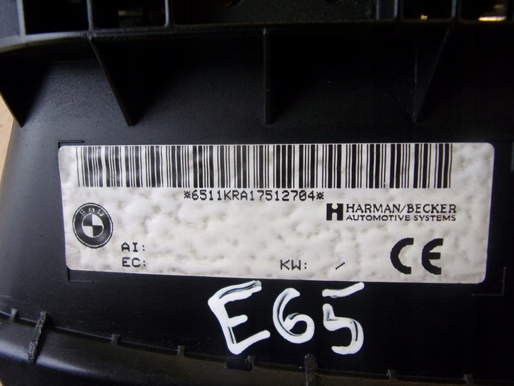 фото №8, Дисплей монитор навигация радио bmw 7 e65 e66 01-