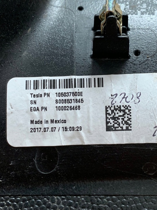 фото №5, Tesla x захист порога внутрішній зад праві 1050375-00-e