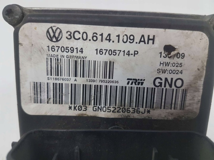 фото №4, Vw passat b6 блок управления abs 3c0614109ah