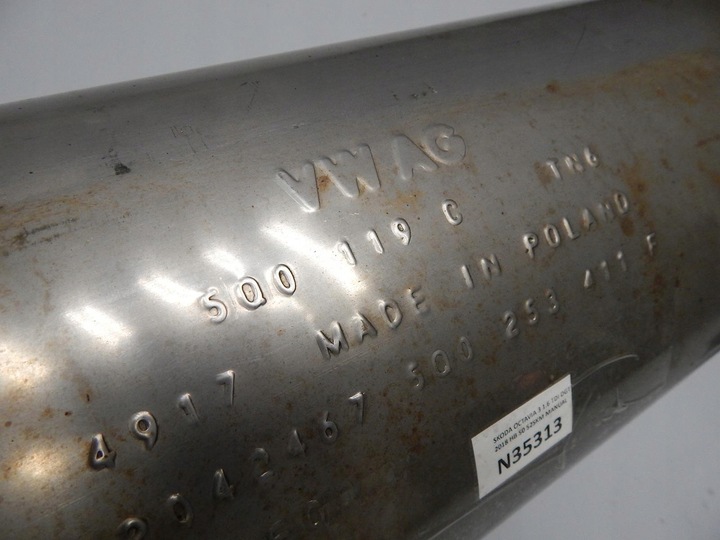 фото №6, Skoda octavia 1.6 tdi глушник вихлоп 5q0119c