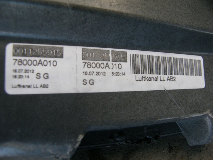 фото №12, Audi a3 8p консоль панель подушка подушка безпеки 8p1857067