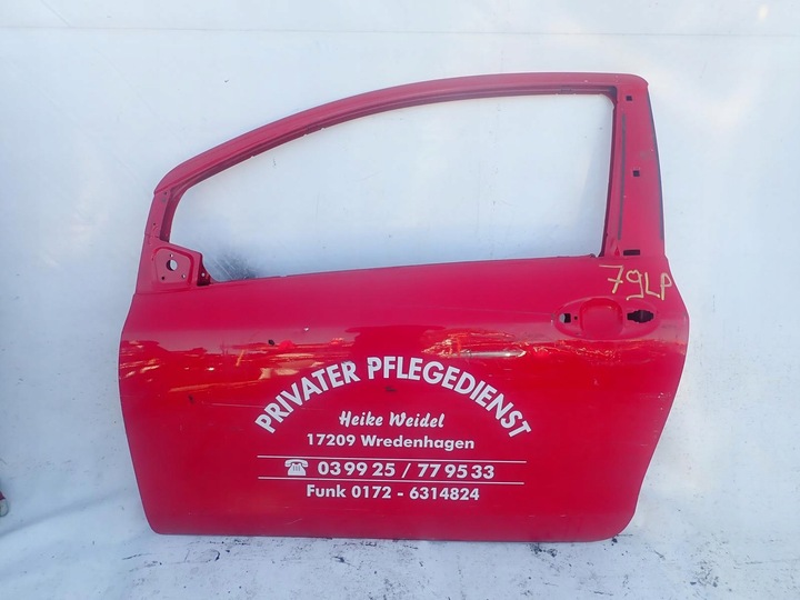 фото №1, Toyota yaris ii 3d 05-11 двері перед передні ліві