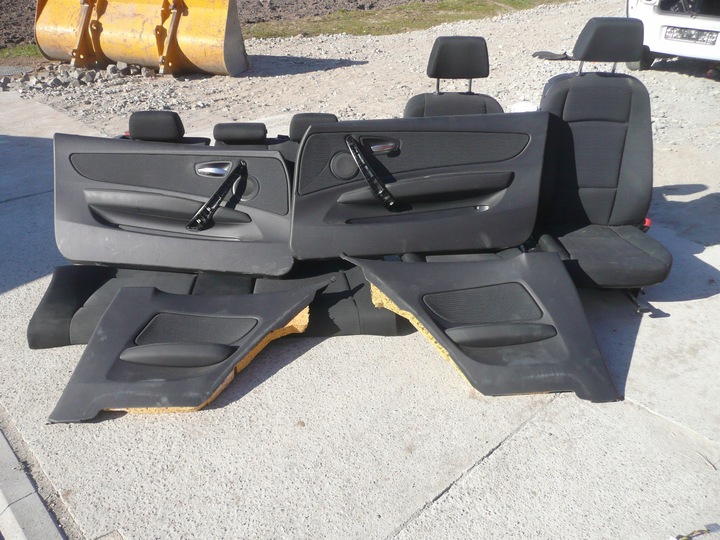 фото №7, Bmw e81 сиденья сиденье обшивки чёрные