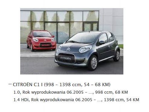 фото №14, Подача воздуха вентилятор citroen c1 i европа łódź
