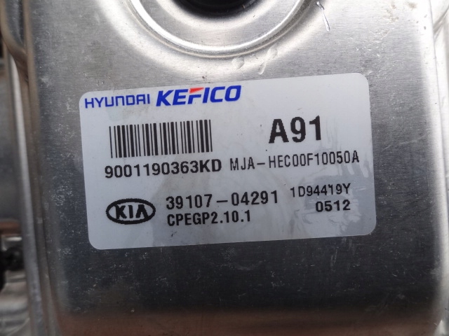 фото №4, Kia picanto iii 18 1,0 компьютер набор 39107-04291
