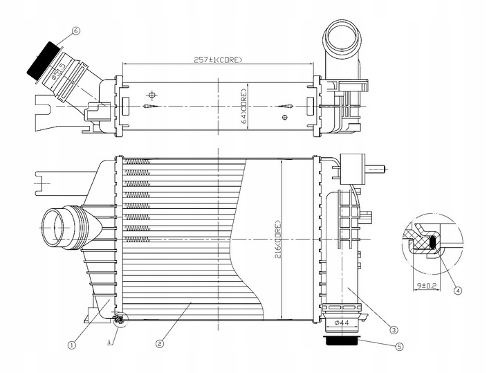 фото №2, Интеркулер dacia duster renault captur clio iv