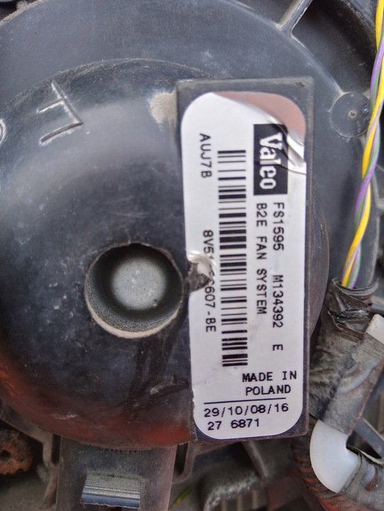 фото №6, Pas переднє радіатор fiesta mk7 1.25 1.4 бензин 08-12r