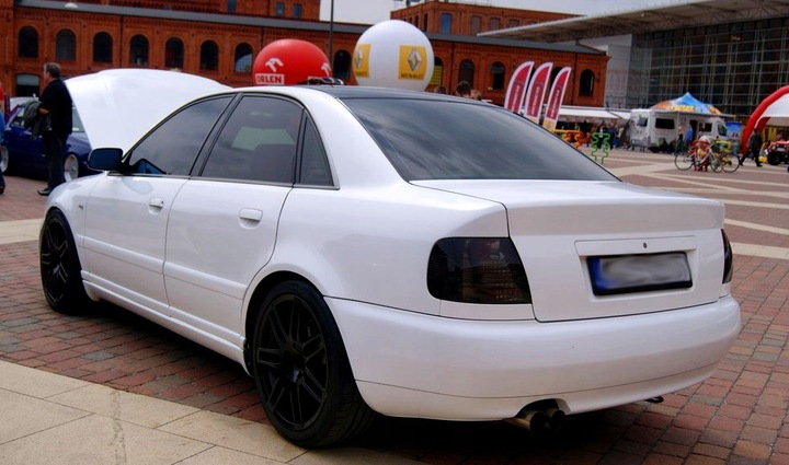 фото №12, Audi a4 b5 8d 94-99 лампи фари перед зад передні depo чорний кільця