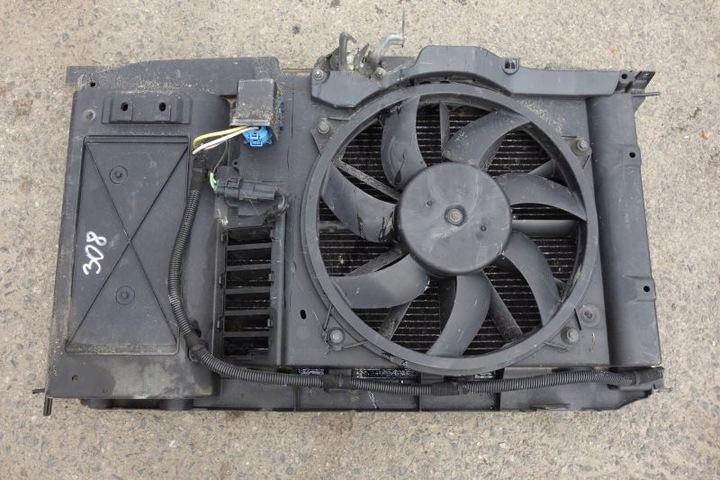 фото №1, Peugeot 308 1.6 vti радиатор вентилятор 07-13r