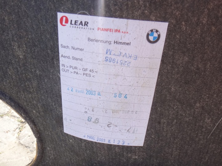 фото №5, Стеля bmw 5 e39 touring універсал чорна м-пакет