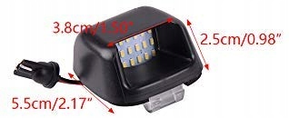 фото №16, Led лампочки підсвітка номерного знака nissan navara d40 2005-2016 titan 07-15