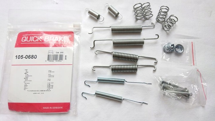 фото №9, Sprężynki тормозная колодка vw polo 6n1 6n2 9n 6r lupo fox up