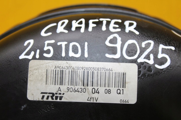 фото №6, Вакуумный усилитель тормозов (серво) vw crafter 2.5 tdi a9064300408