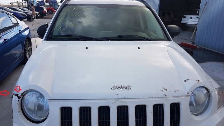 фото №7, Jeep compass 06-16 капот usa цвет pw1