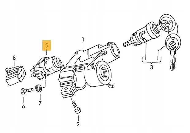 фото №13, Borsehung b17986 вимикач запалювання / стартер
