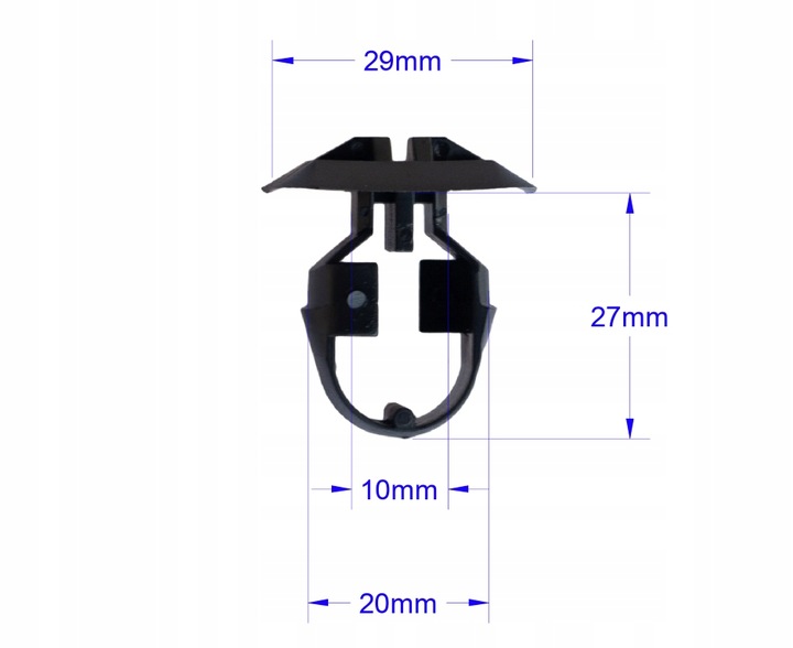 фото №2, Кліпса заглушка накладка порогової порога mercedes w210