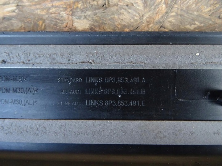 фото №9, Audi a3 8p 8p3 3d 03-12 планка порогова ліва s-line 8p3853491d