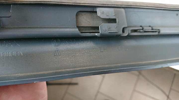 фото №3, Vw passat b8 хром планка двері ліва перед 3g0854939c