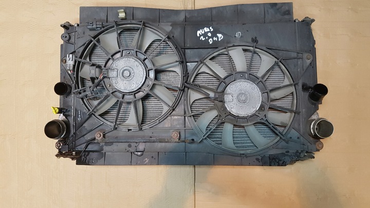 фото №1, Toyota auris 07-12 2.0 d4d радіаторів вентилятор
