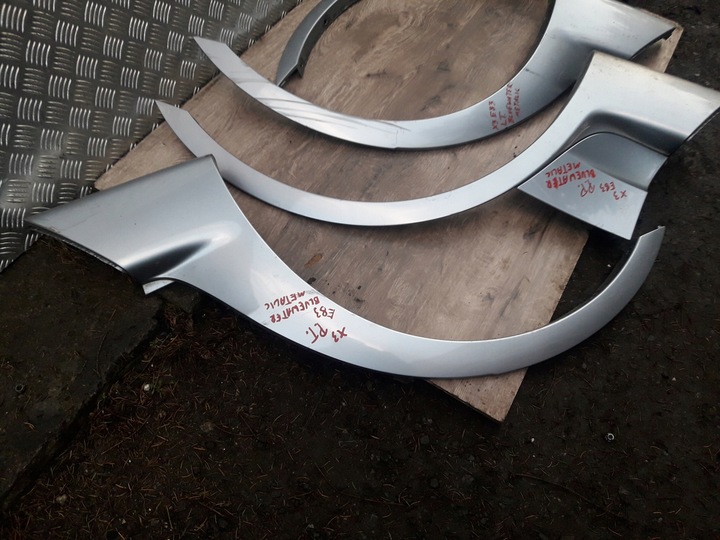 фото №5, Bmw x3 e83 планка na крыло aero динамический